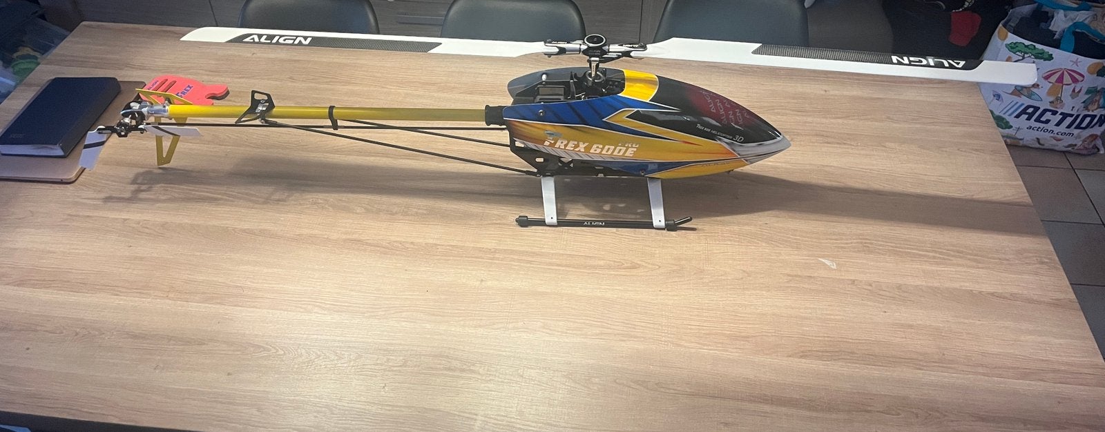 Align trex 600, Hobby en Vrije tijd, Modelbouw | Radiografisch | Helikopters en Quadcopters, Ophalen, Gebruikt, Helikopter