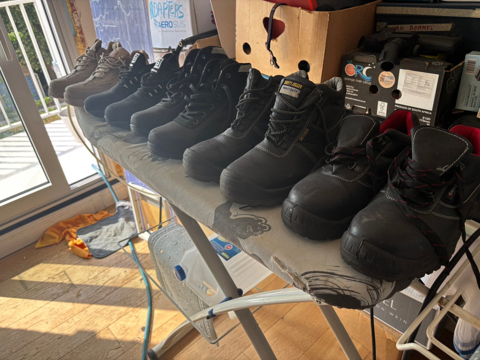 Werkschoenen maat 43. Hoge lage, Enlèvement ou Envoi, Utilisé