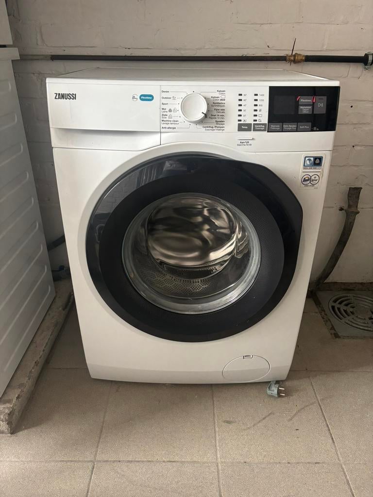 Zanussi wasmachine 8kg, 8 tot 10 kg, Ophalen, Gebruikt