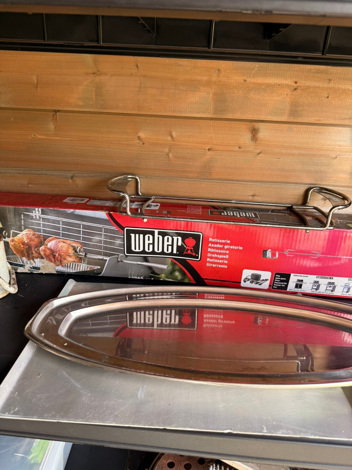 Ongebruikt weber rotisserie kit, Enlèvement