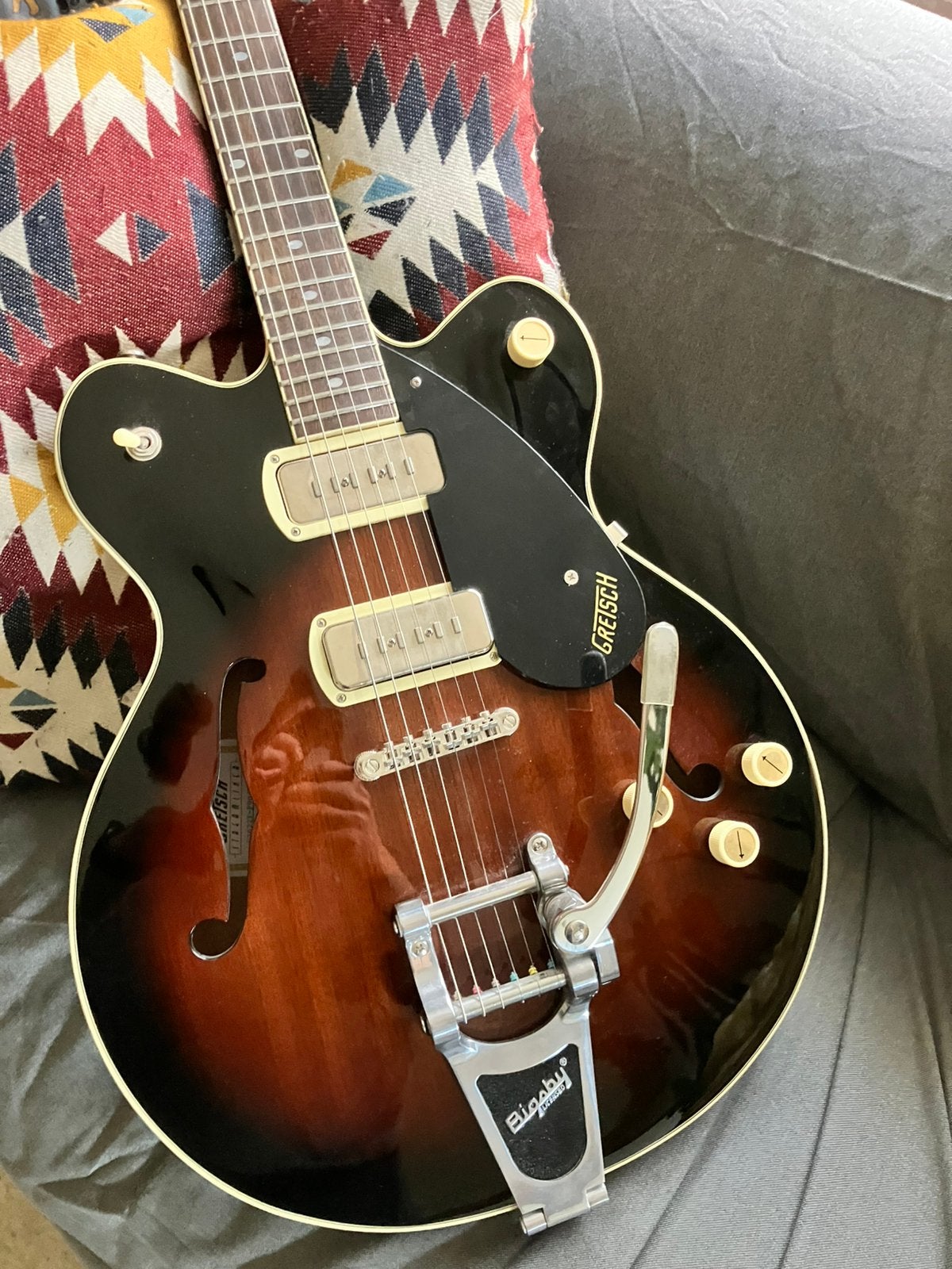 Gretsch G2226t - met P90’s, Musique & Instruments, Enlèvement, Comme neuf, Semi-solid body, Autres marques