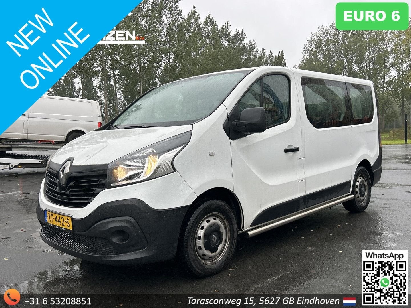 Renault Trafic Passenger 1.6 dCi Authentique Energy | € 7.95, Autos, Achat, Entreprise, Boîte manuelle, Noir