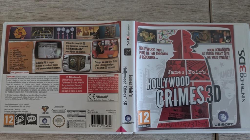 James Noir's Hollywood Crimes 3DS, Games en Spelcomputers, Games | Nintendo 2DS en 3DS, Ophalen of Verzenden, Zo goed als nieuw