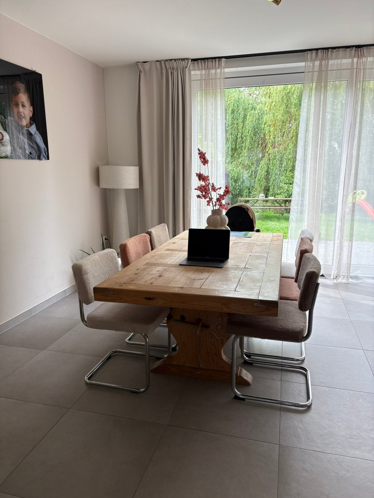 Eettafel + 6 stoelen, Ophalen, Zo goed als nieuw