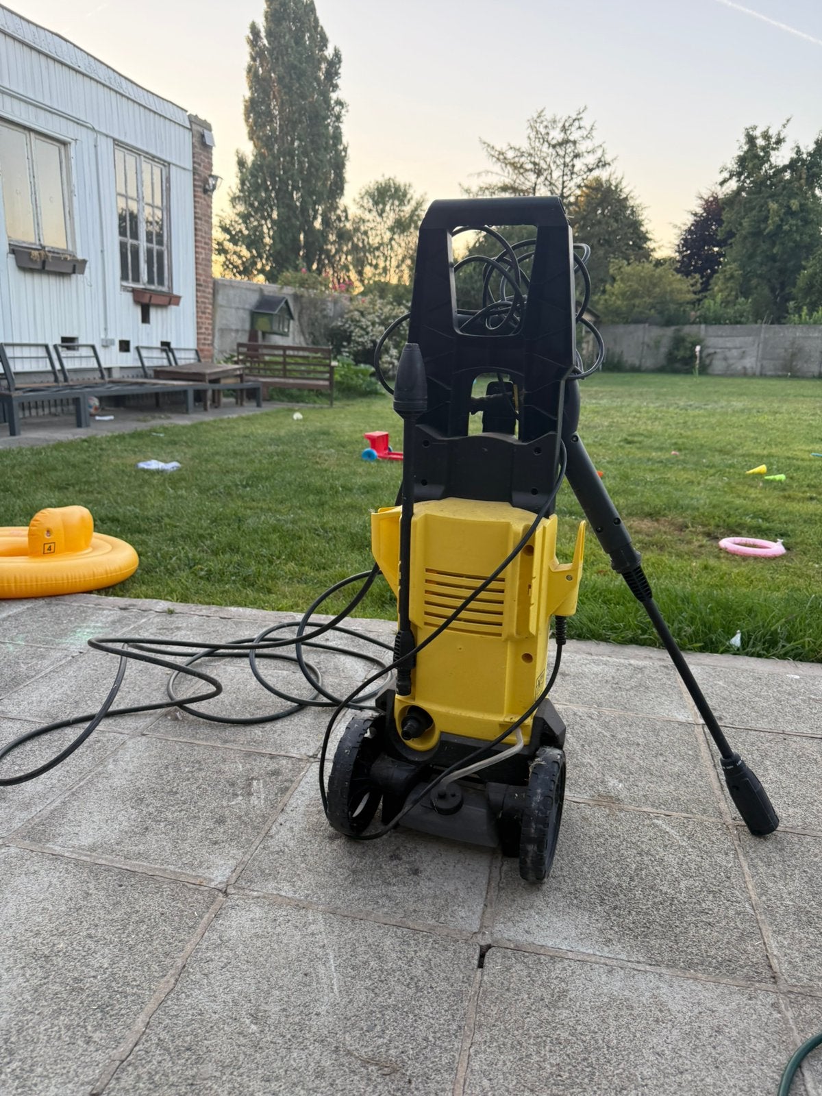 Karcher k3 zeer goede staat, Tuin en Terras, Hogedrukreinigers, Ophalen, Zo goed als nieuw, Elektrisch, Met regelbare waterdruk