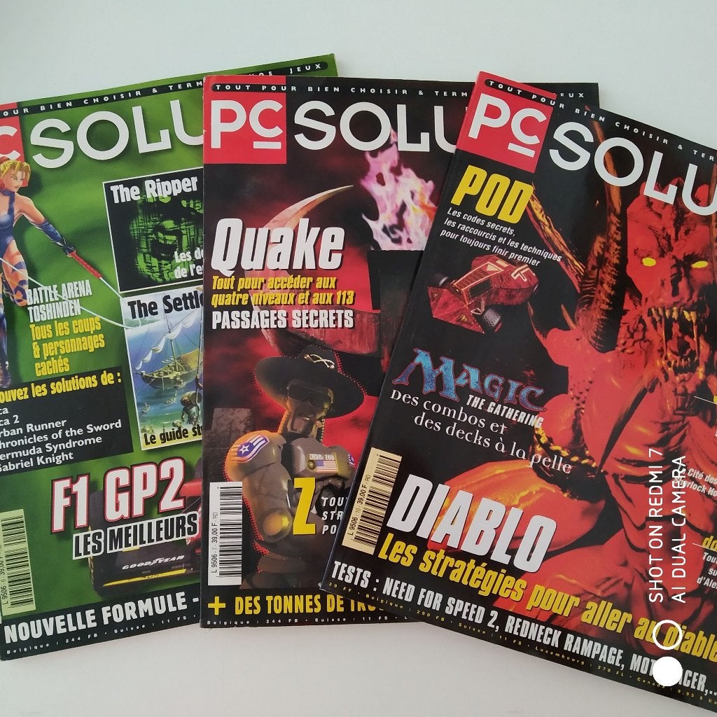 Magazine PC SOLUCES lot n 6 - 7 -10., Enlèvement ou Envoi, Utilisé, Sports et Loisirs