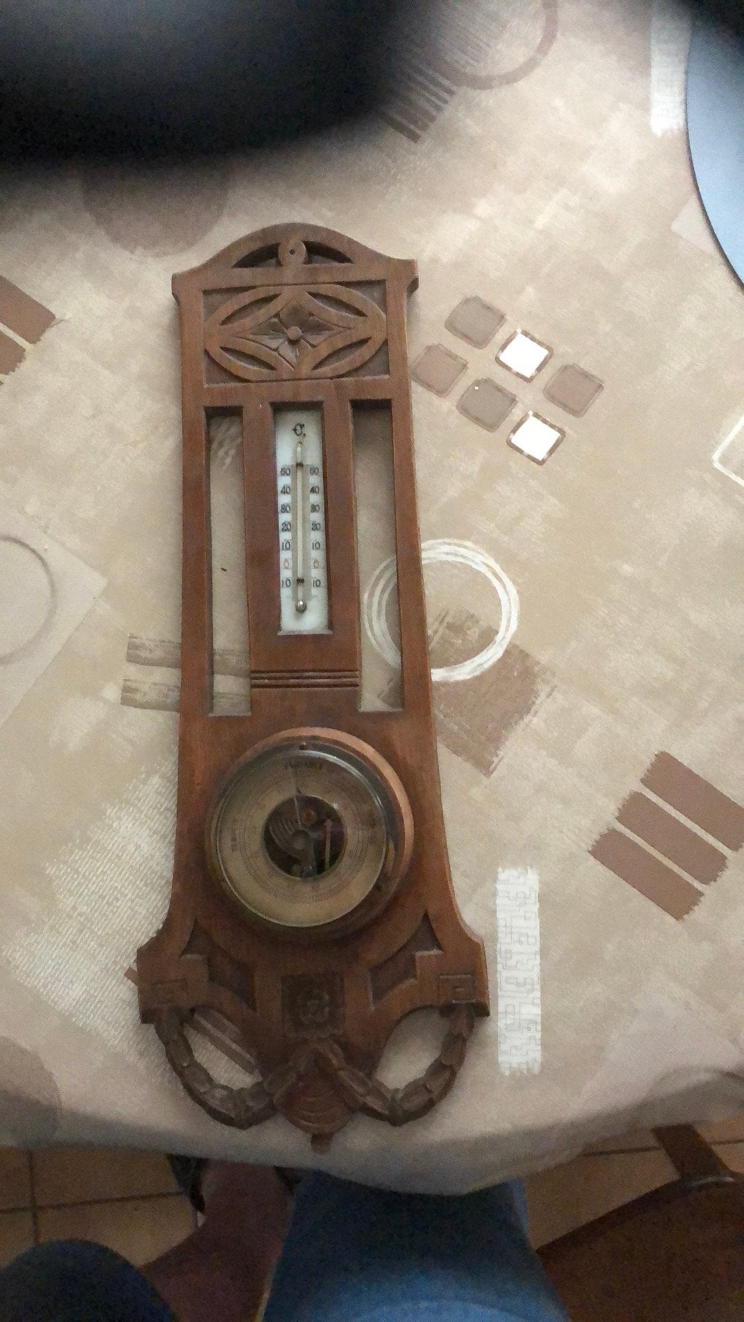 Vintage barometer, Audio, Tv en Foto, Ophalen of Verzenden, Zo goed als nieuw, Barometer