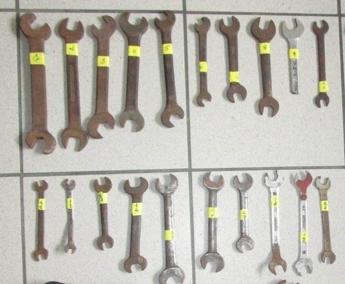 Clés à fourche vintage Dowidat, Dynasteel, Lion Steel,..., Enlèvement ou Envoi, Utilisé
