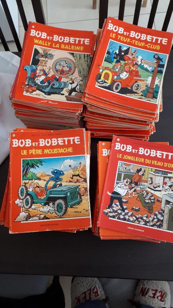 Pak van 120 bob & bobette, Ophalen, Suske en Wiske, Gebruikt, Boek of Spel
