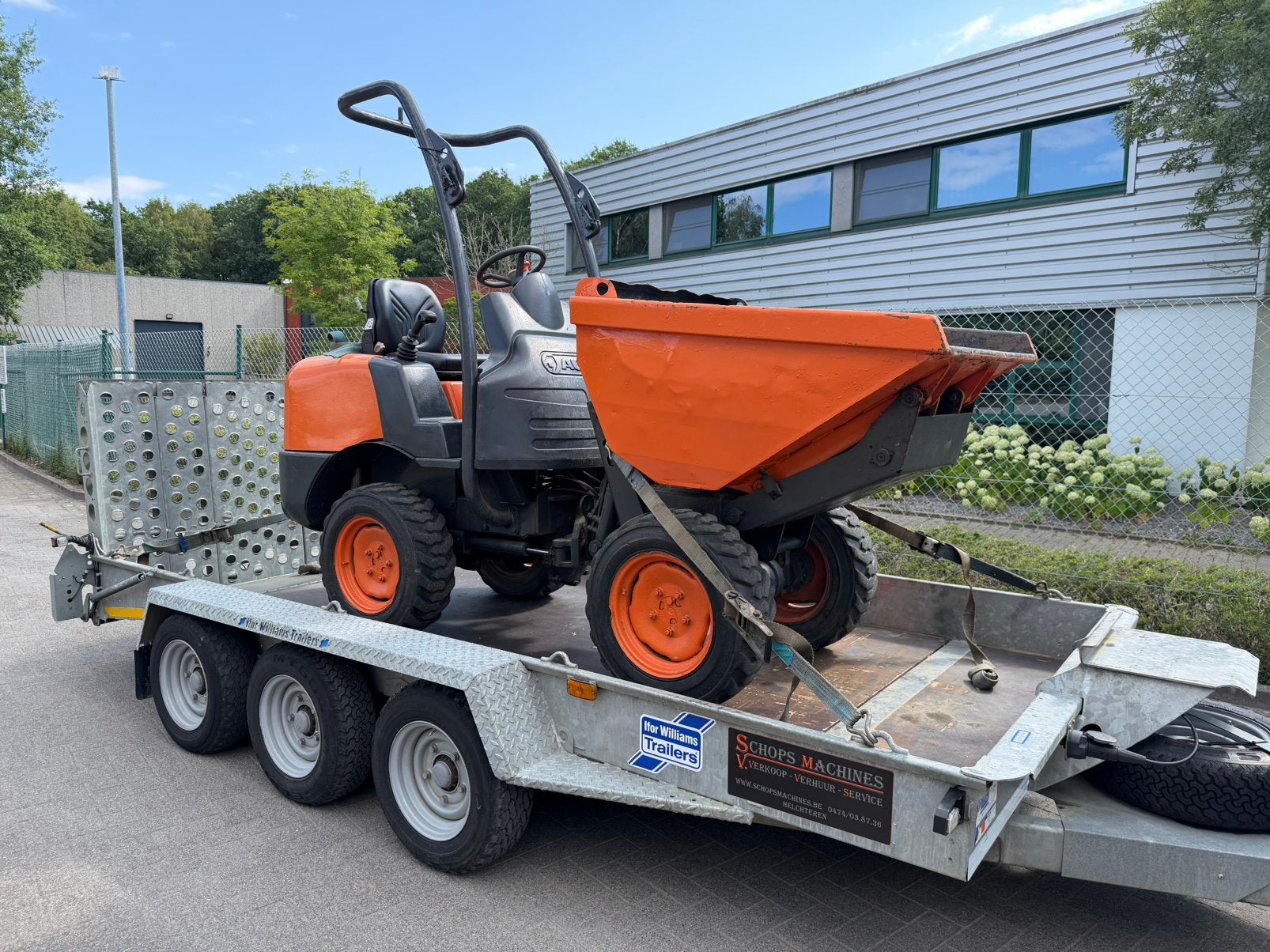 Ausa 100 AHA dumper hoogkieper 4x4, Enlèvement, Dumper