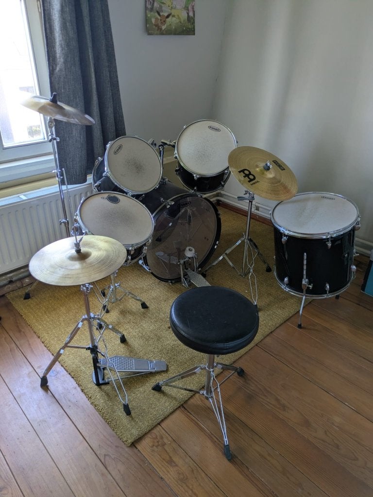 Drumstel, Muziek en Instrumenten, Drumstellen en Slagwerk, Ophalen, Gebruikt