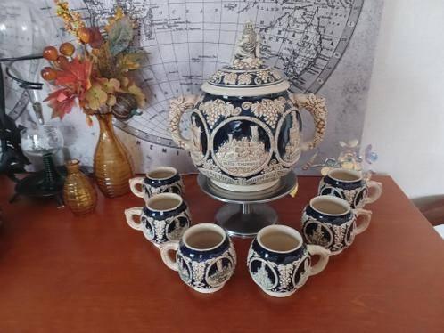 Prachtige Vintage Marzi & Remy Keramische Bowlset, Antiek en Kunst, Ophalen of Verzenden