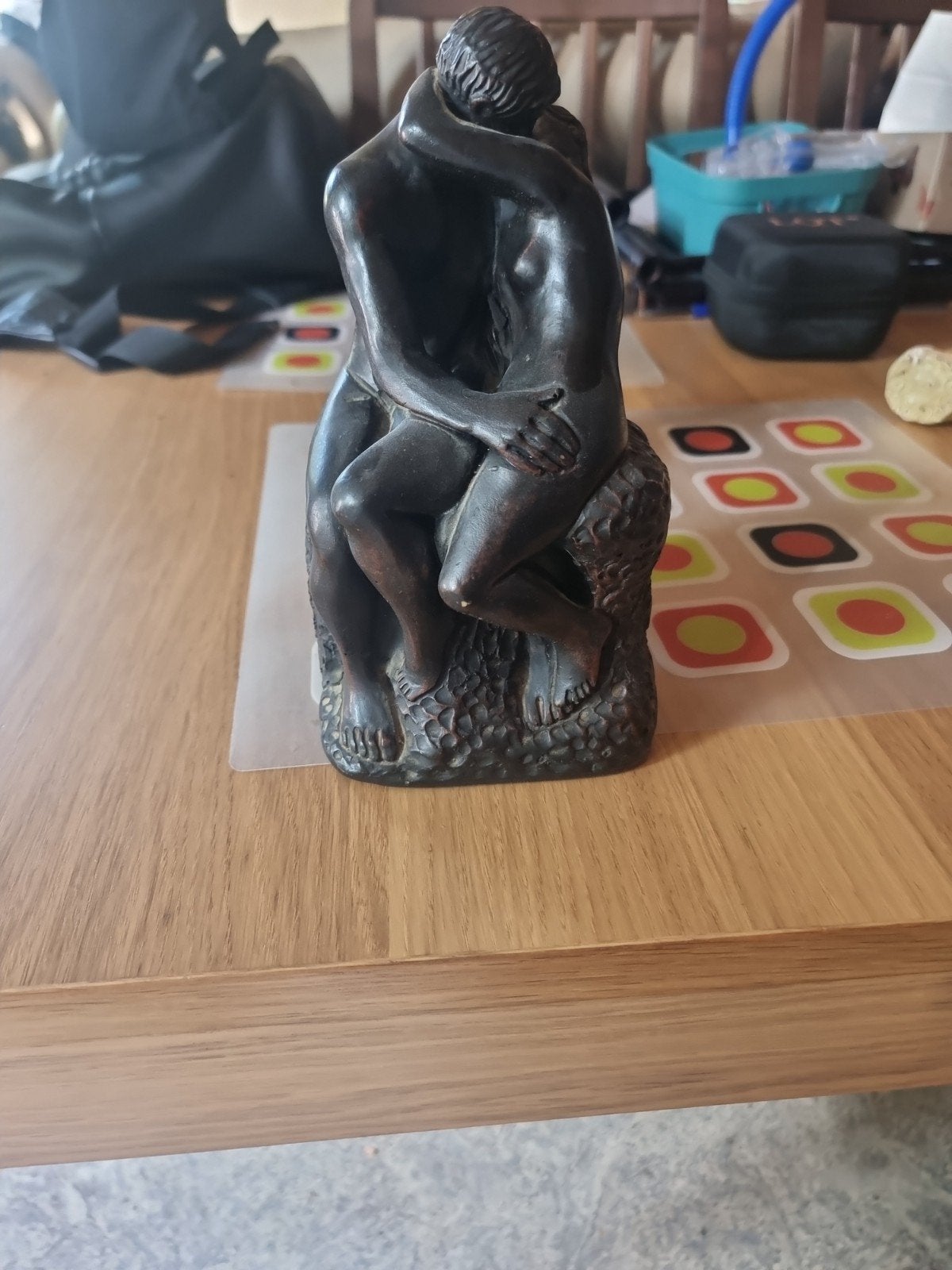 Sculpture Jema – Couple enlacé – Régule – Modèle 38-83, Antiquités & Art, Antiquités | Accessoires de maison