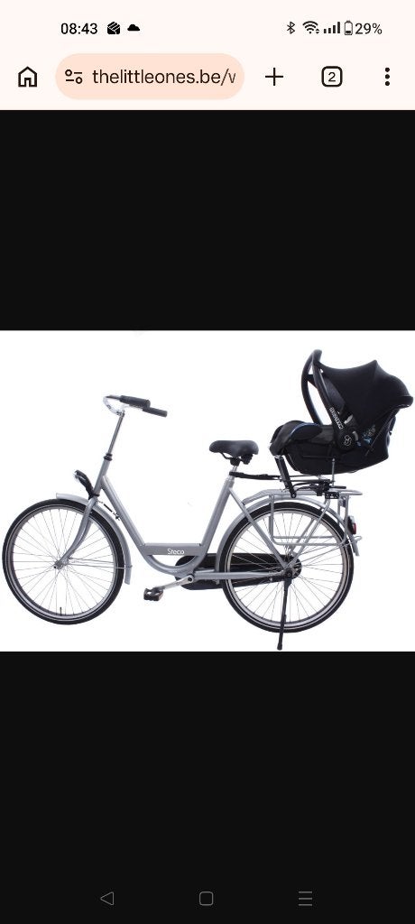 Fietsdrager voor maxi cosi,baby al van 4maanden mee op fiets, Kinderen en Baby's, Overige Kinderen en Baby's, Ophalen, Zo goed als nieuw