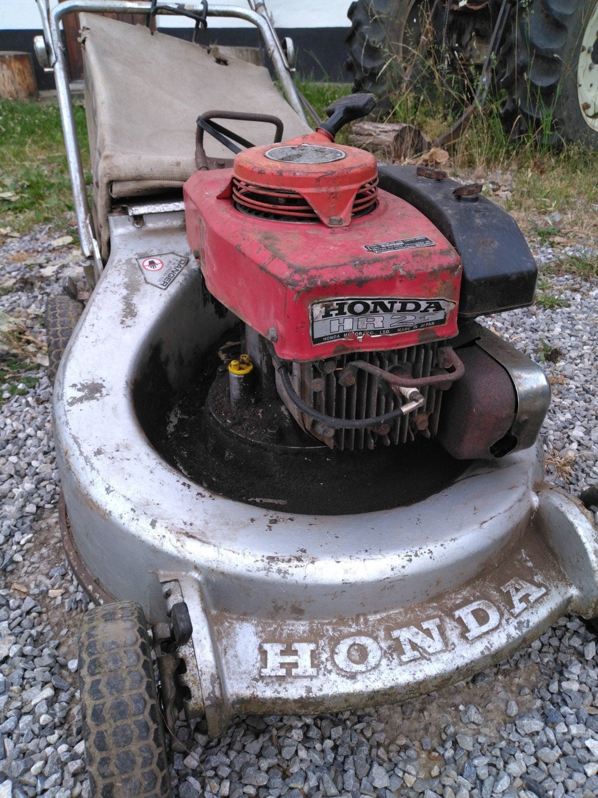 Honda HR21 en manque d'amour, Jardin & Terrasse, Tondeuses à gazon, Enlèvement ou Envoi