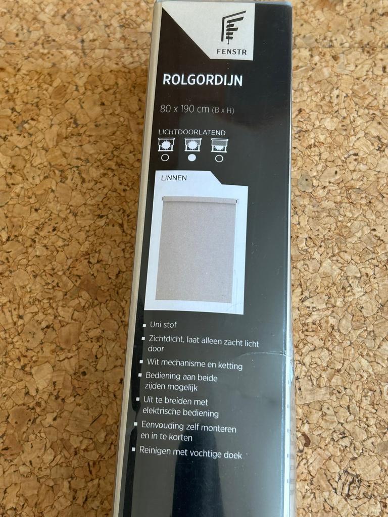 Rolgordijnen + houtlook jaloezieën, Ophalen, Nieuw