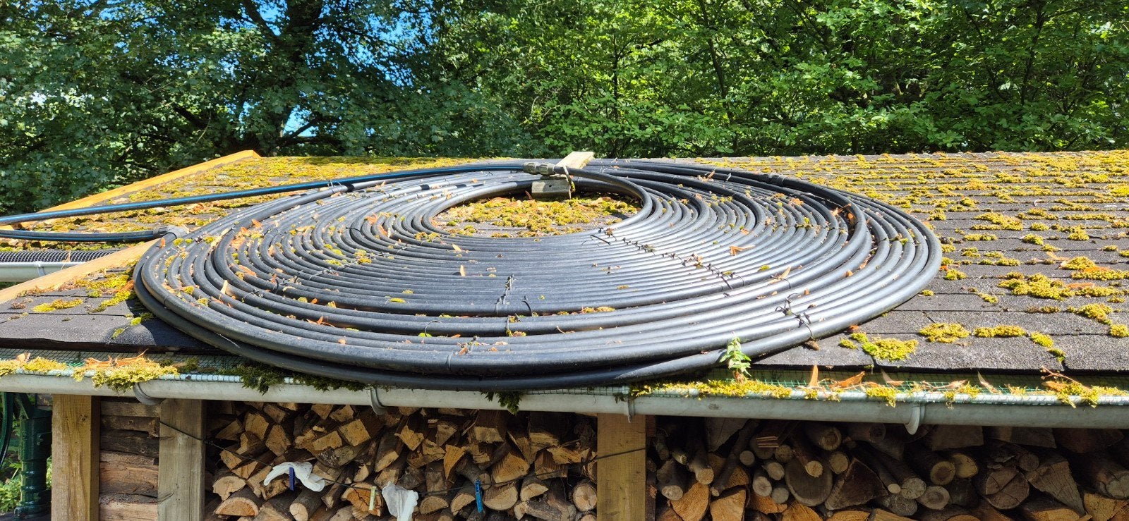 Zwembad verwarming, Ophalen, Verwarming