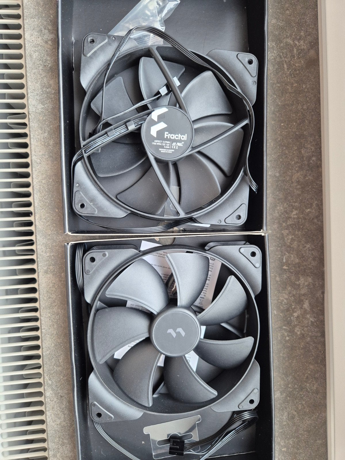 2x Fractal Design Aspect 14 PWM PC Fan, Computers en Software, Computerkoelers, Ophalen of Verzenden