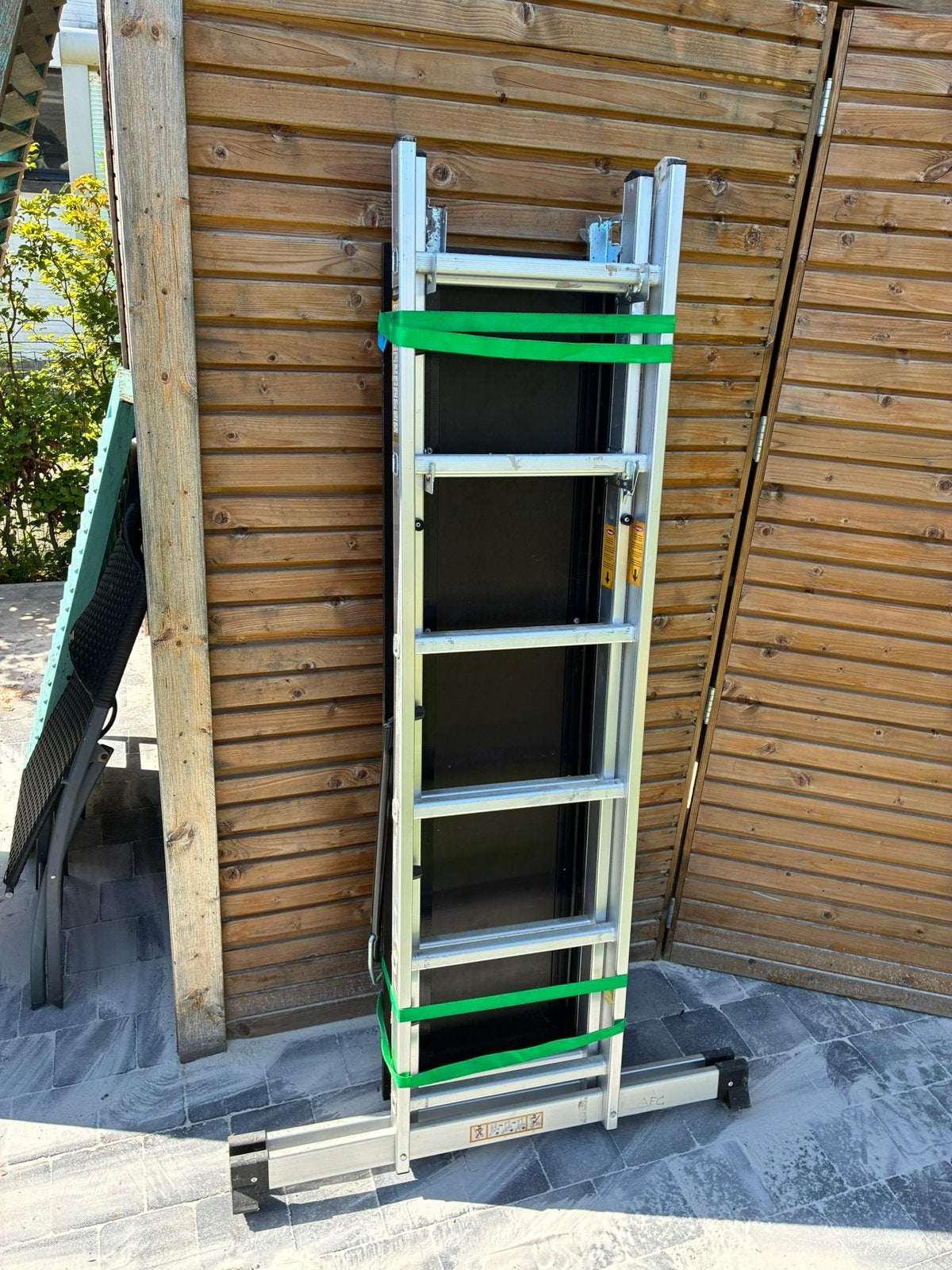 Ladder stelling te koop, Doe-het-zelf en Bouw, Ladders en Trappen, Ophalen, Zo goed als nieuw, Ladder