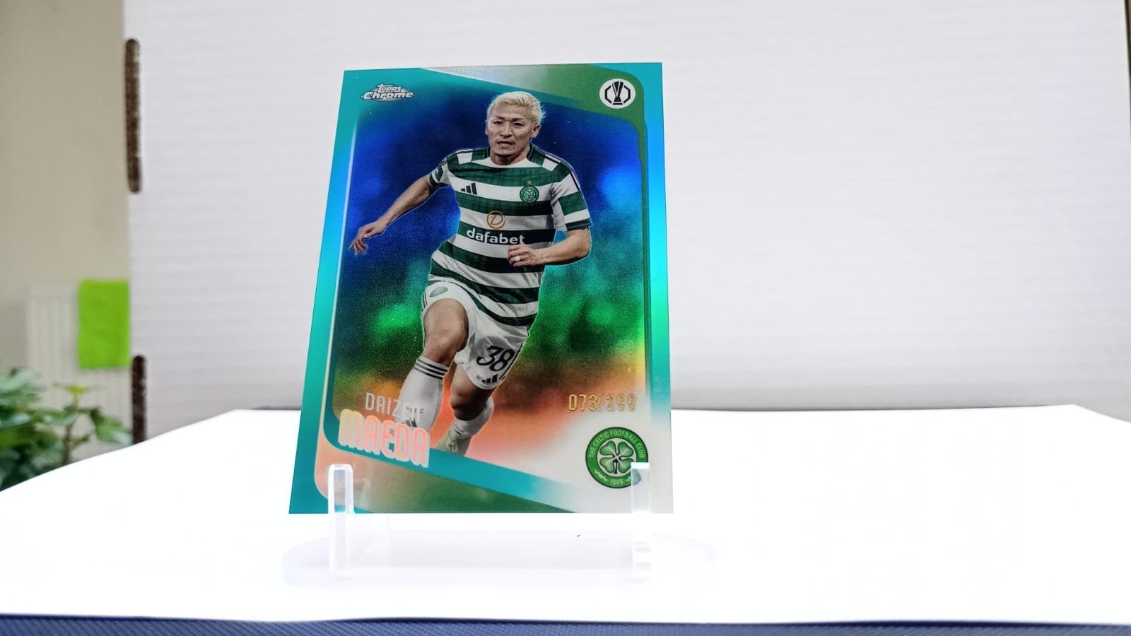 Set van 3 kaarten Celtic Glasgow 3 numbered en 2 autographs, Hobby en Vrije tijd, Verzamelkaartspellen | Overige, Zo goed als nieuw