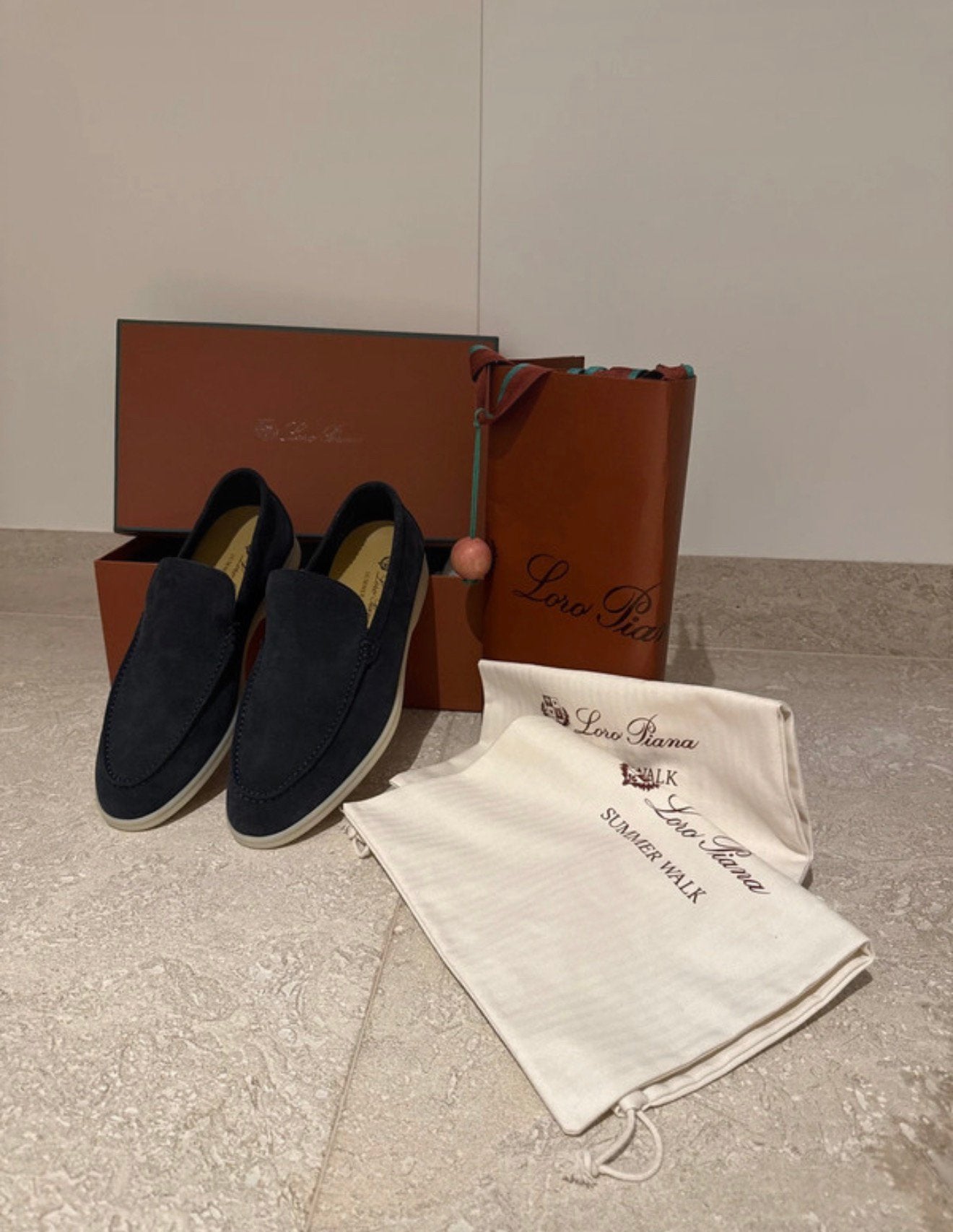 Loro Piana loafers maat 43, Loafers, Nieuw, Verzenden, Blauw