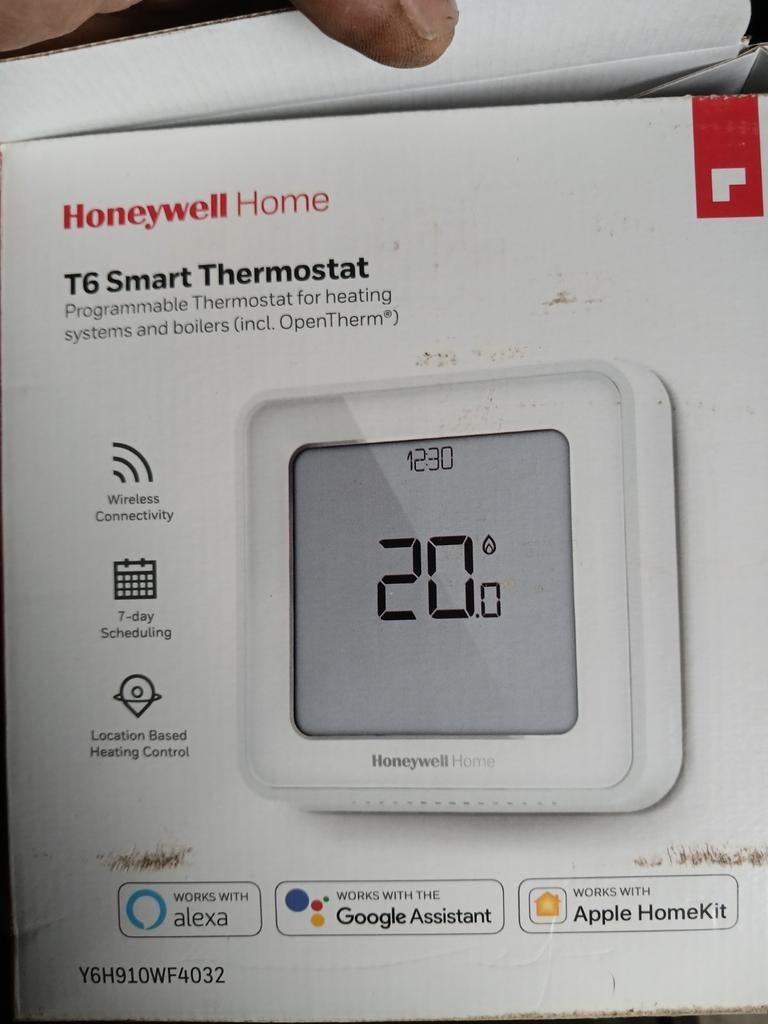Honeywell t6 (wit) nieuw, Ophalen