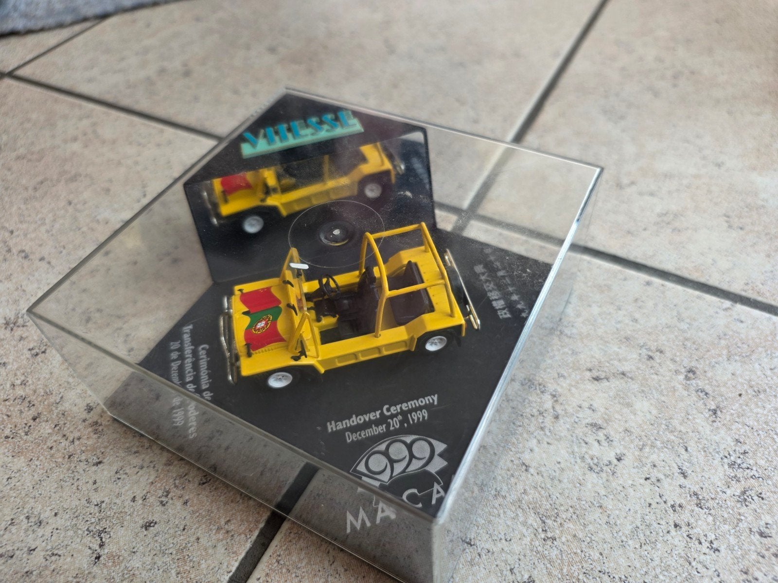 Mini moke 1/43 macau handover, Ophalen