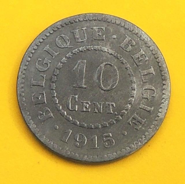 1915 10 centimes FRNL, Verzenden, Metaal, Losse munt