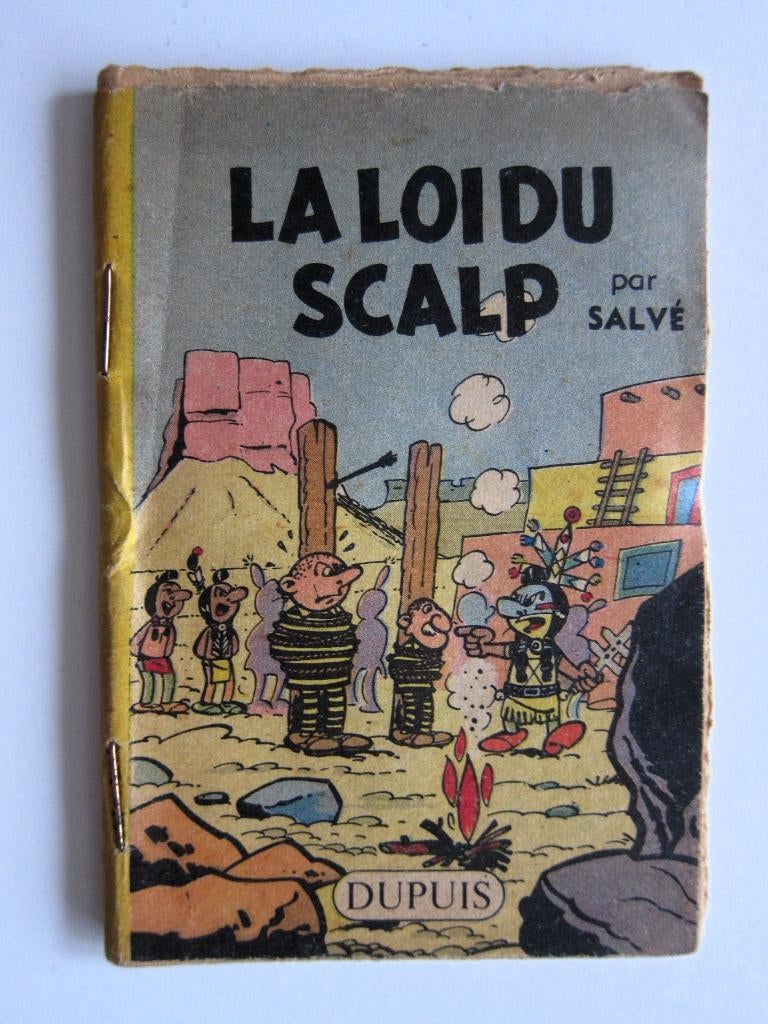 Mini-récit Spirou : La loi du scalp (Salvé 1959), Livres, Une BD, Enlèvement ou Envoi, Utilisé