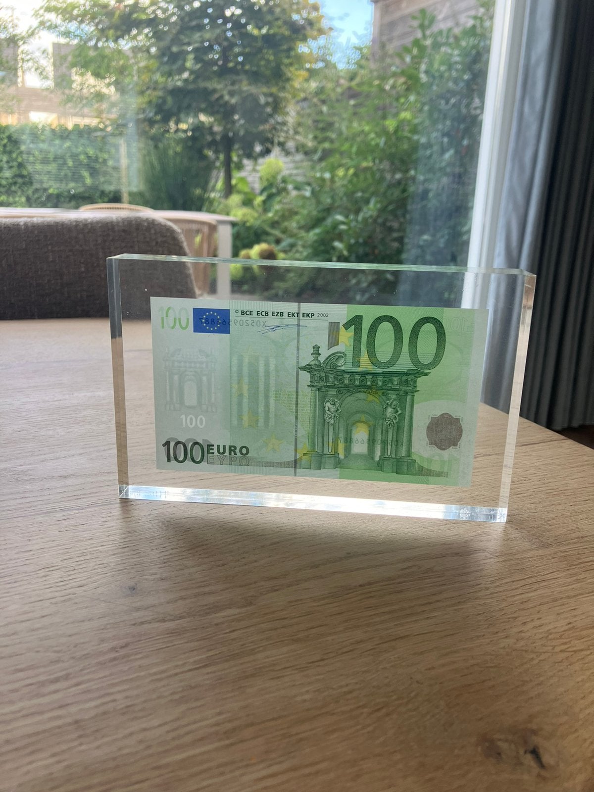 €100, - Duisenberg plexiglas - Pièce de collection unique !, Enlèvement ou Envoi