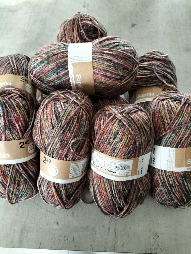 Pelote de laine Sophia (10 pelotes de 100 gr) C 4, Enlèvement ou Envoi