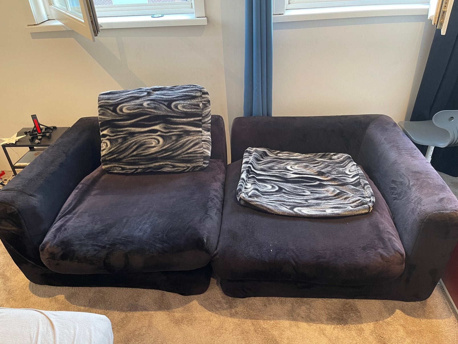 Comfortabele Yoko zetel - perfect om te chillen, Huis en Inrichting, Fauteuils, Ophalen, Gebruikt, 100 tot 125 cm, 125 cm of meer