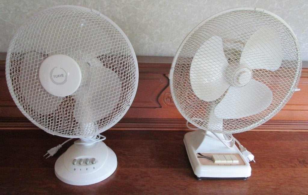 Ventilateur - Ventilateur de table - 2 pièces, Electroménager, Ventilateurs, Enlèvement, Utilisé, Ventilateur de table