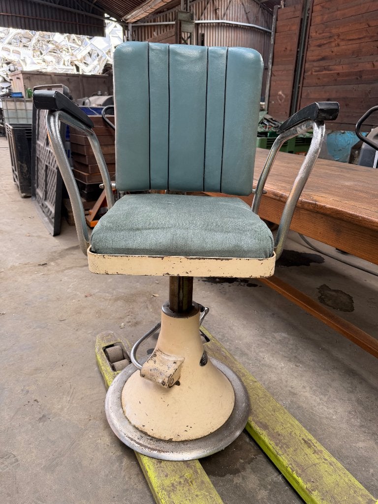 Vintage kappersstoel, Antiek en Kunst, Ophalen