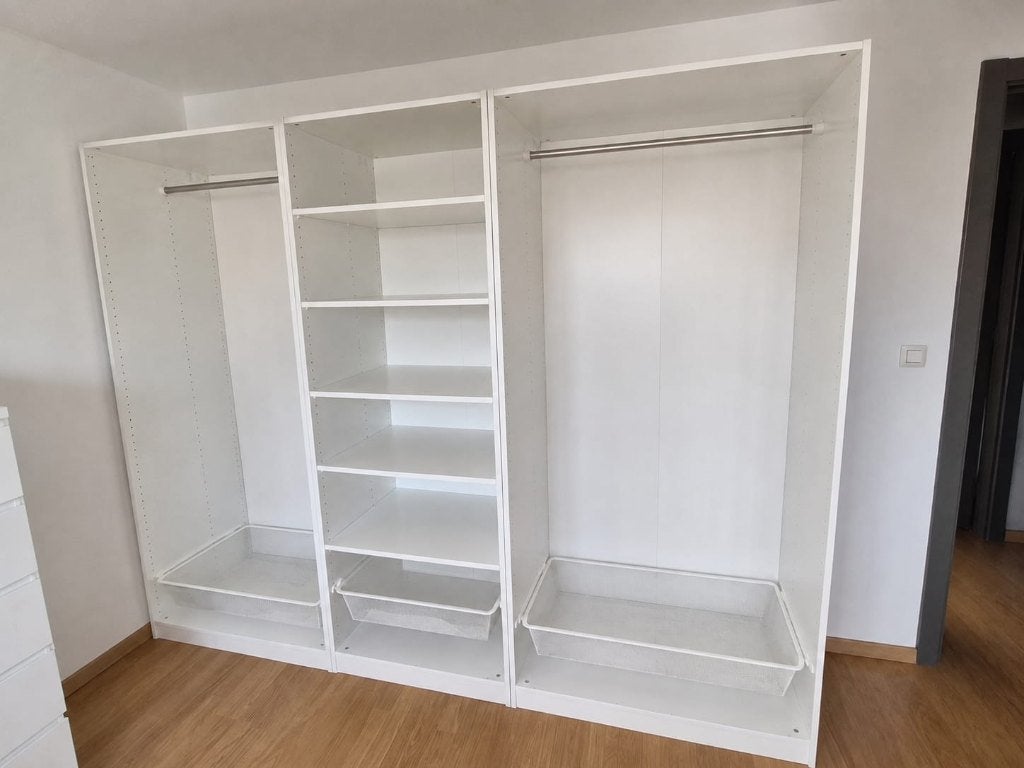 PAX kledingkast, Huis en Inrichting, Kasten | Kleerkasten, Ophalen, Met lade(s), Gebruikt, 200 cm of meer