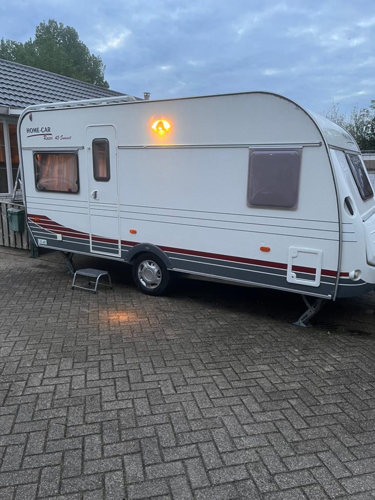 Carvan hom car racer 45 sunset bj 2007, Caravans en Kamperen, Caravans, Bedrijf, Kachel