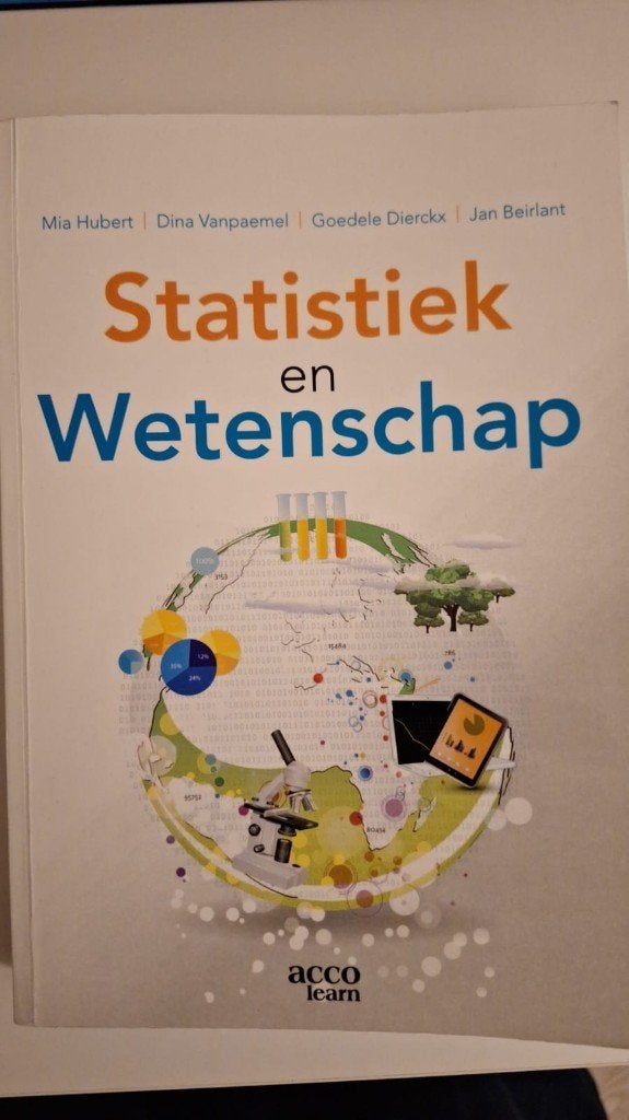 Statistiek en wetenschap (Acco), Boeken, Gelezen, Mia Hubert; Dina Vanpaemel; Goedele Dierckx; Jan Beirlant, Hoger Onderwijs, Ophalen of Verzenden