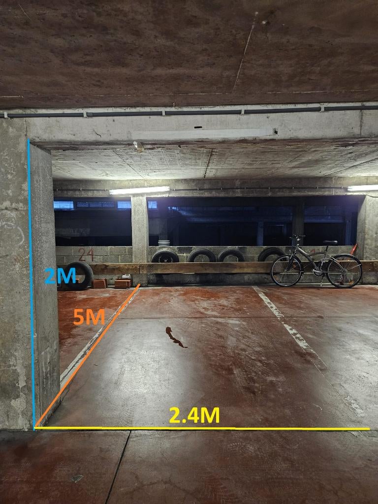 Emplacement de parking sécurisé - Ixelles (Mouterij), Bruxelles