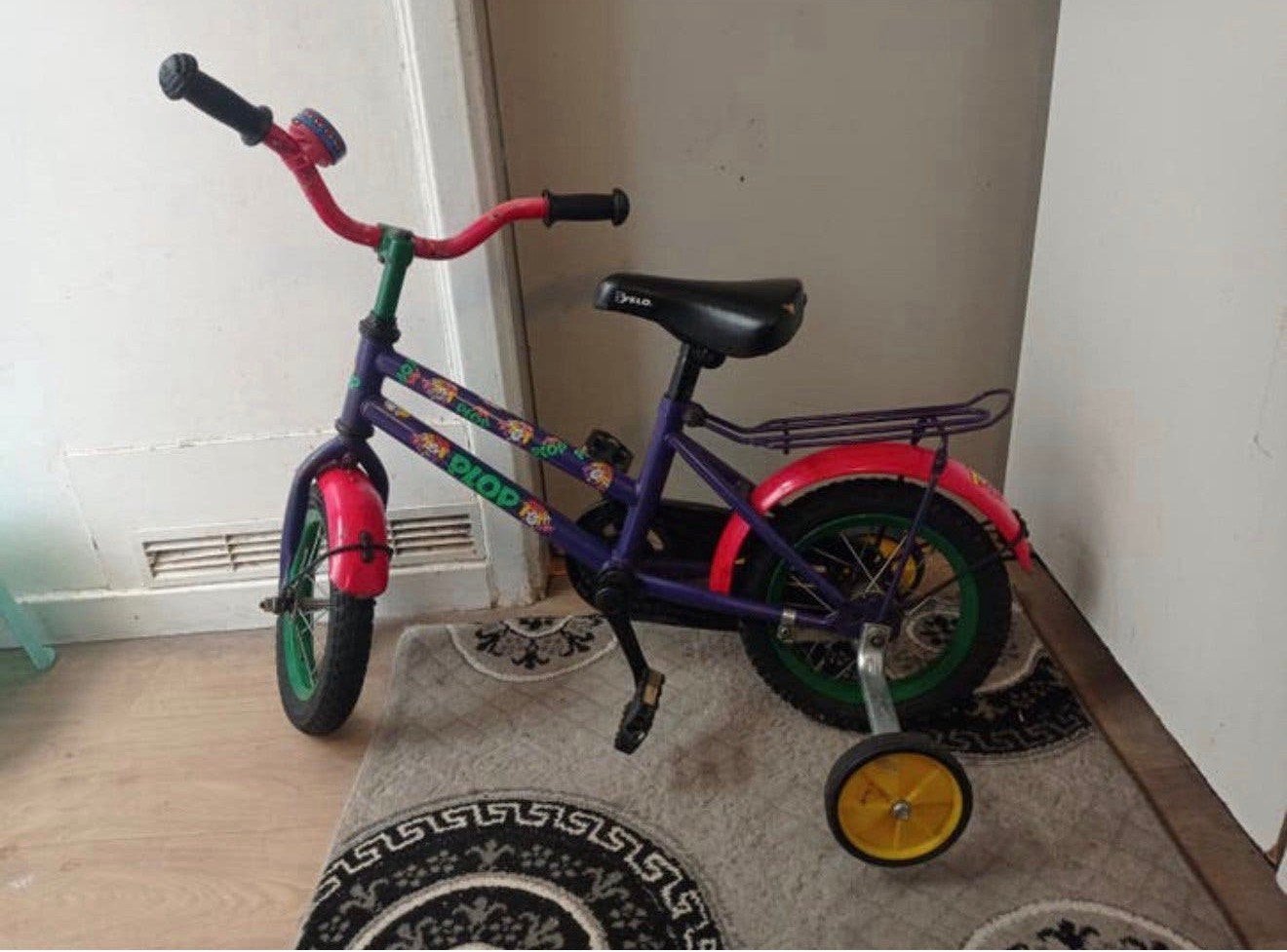 Kabouter Plop kinderfiets, Vélos & Vélomoteurs, Vélos | Vélos pour enfant, Comme neuf, Stabilisateurs, Enlèvement ou Envoi