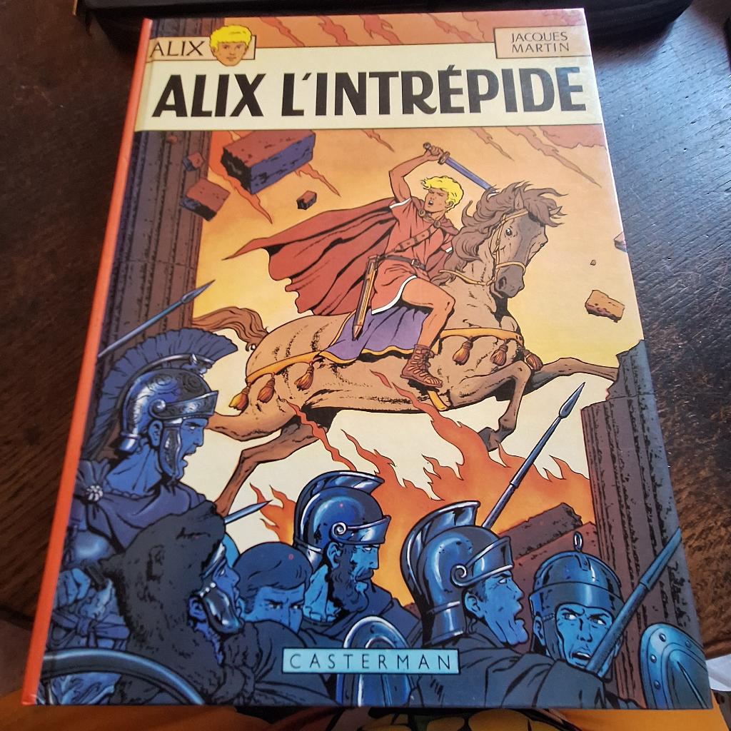 alix alix l'intrépide martin casterman, Une BD, Envoi, Jacques Martin, Utilisé