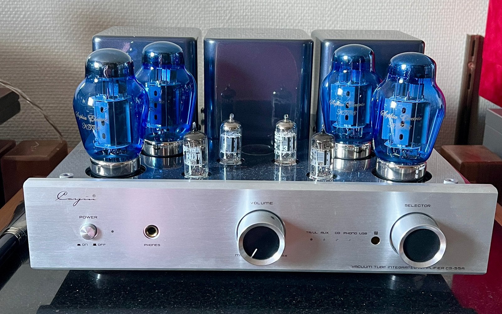 Cayin CS-55A / KT88, Enlèvement, Amplificateur