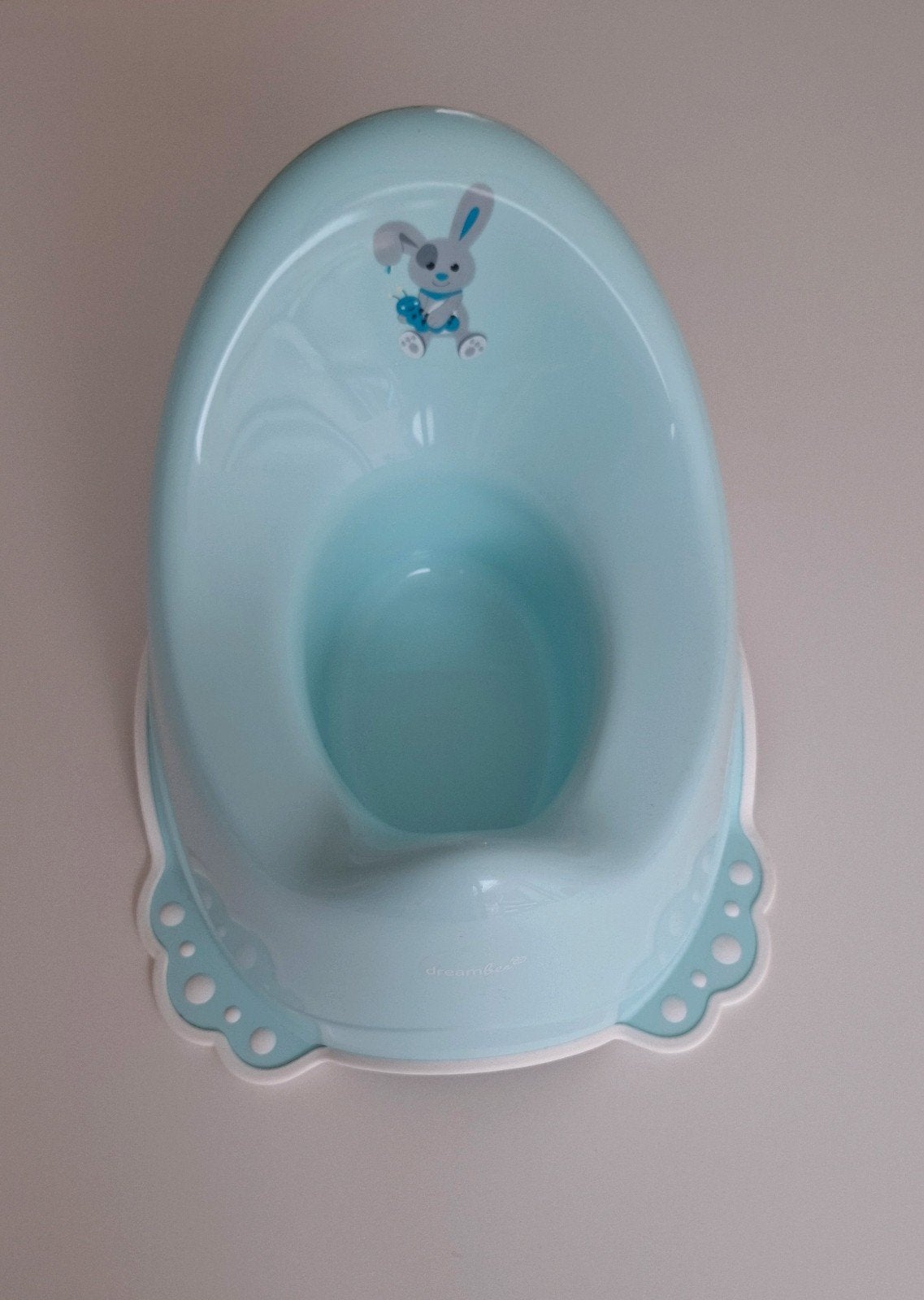 Dreambee potje kleur turquoise met figuur konijntje op, Kinderen en Baby's, Ophalen, Zo goed als nieuw, Overige typen, Overige merken