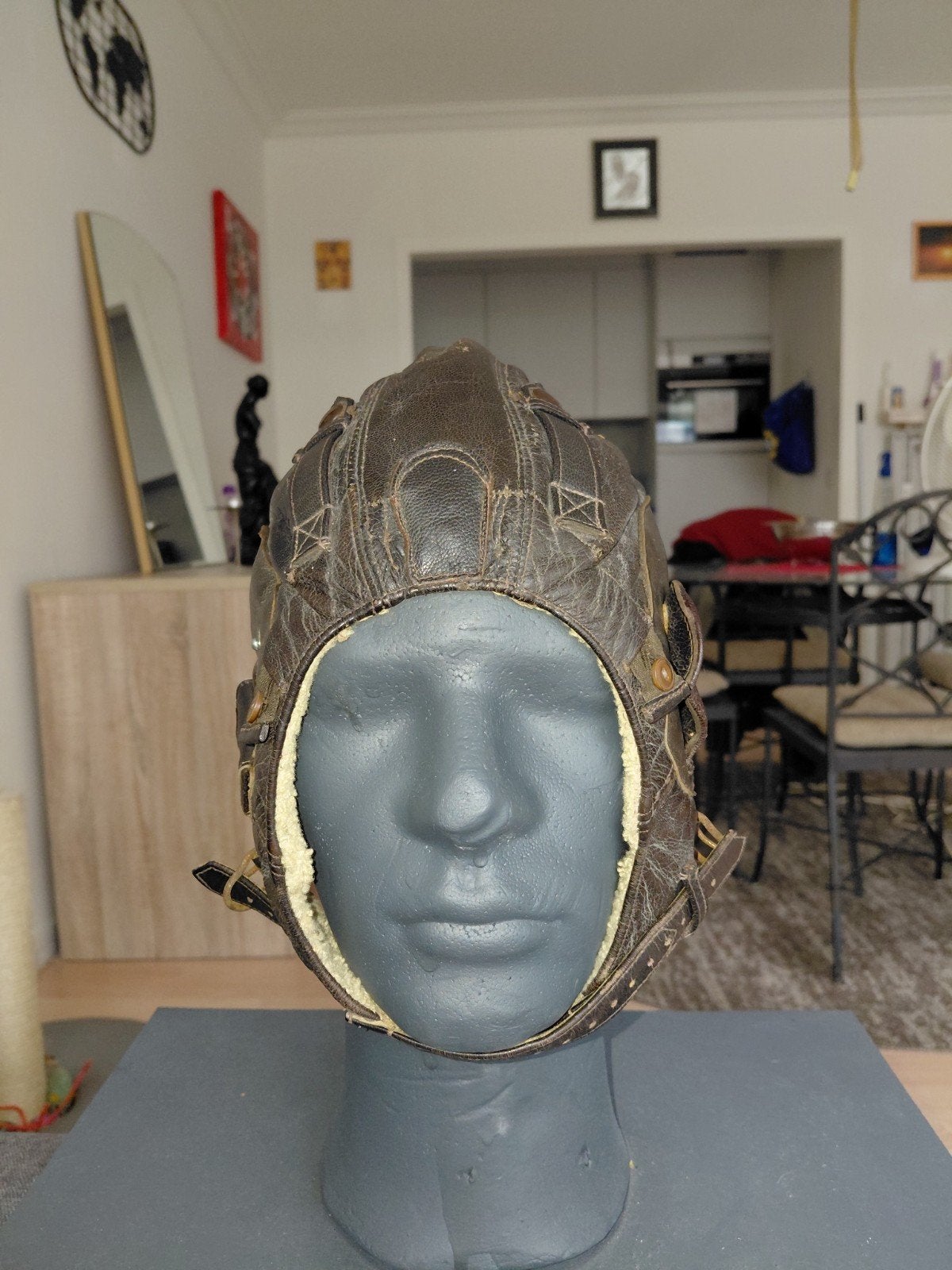 Luftwaffe Piloten Helm WO2., Verzamelen, Ophalen of Verzenden