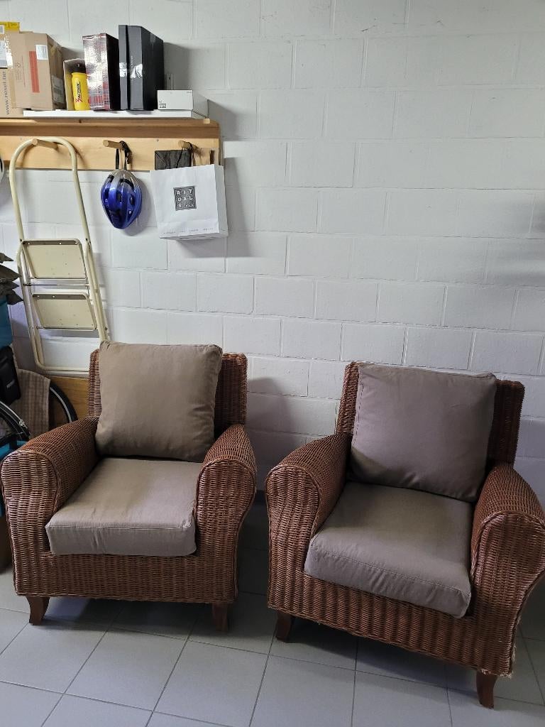 Te Koop Rotan 1-Zit zetels, Ophalen, Nieuw, Rotan