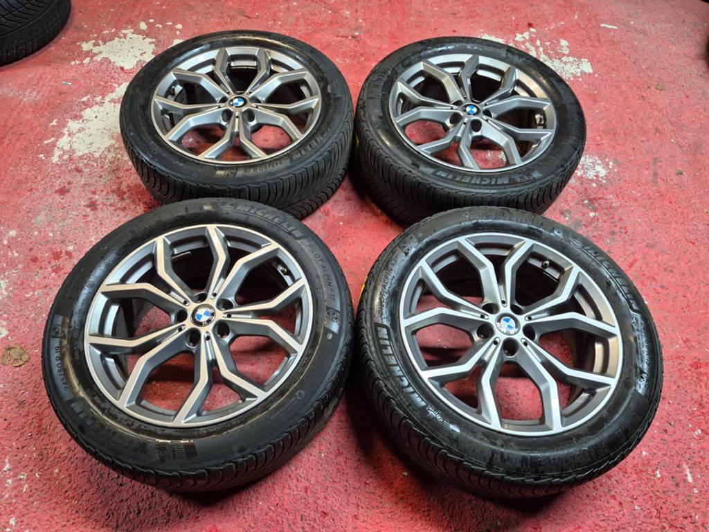 Jantes BMW origine 19" kit hiver X3 G01 et X4 G02 5x112, Autos : Pièces & Accessoires, Autres pièces automobiles, BMW, Utilisé