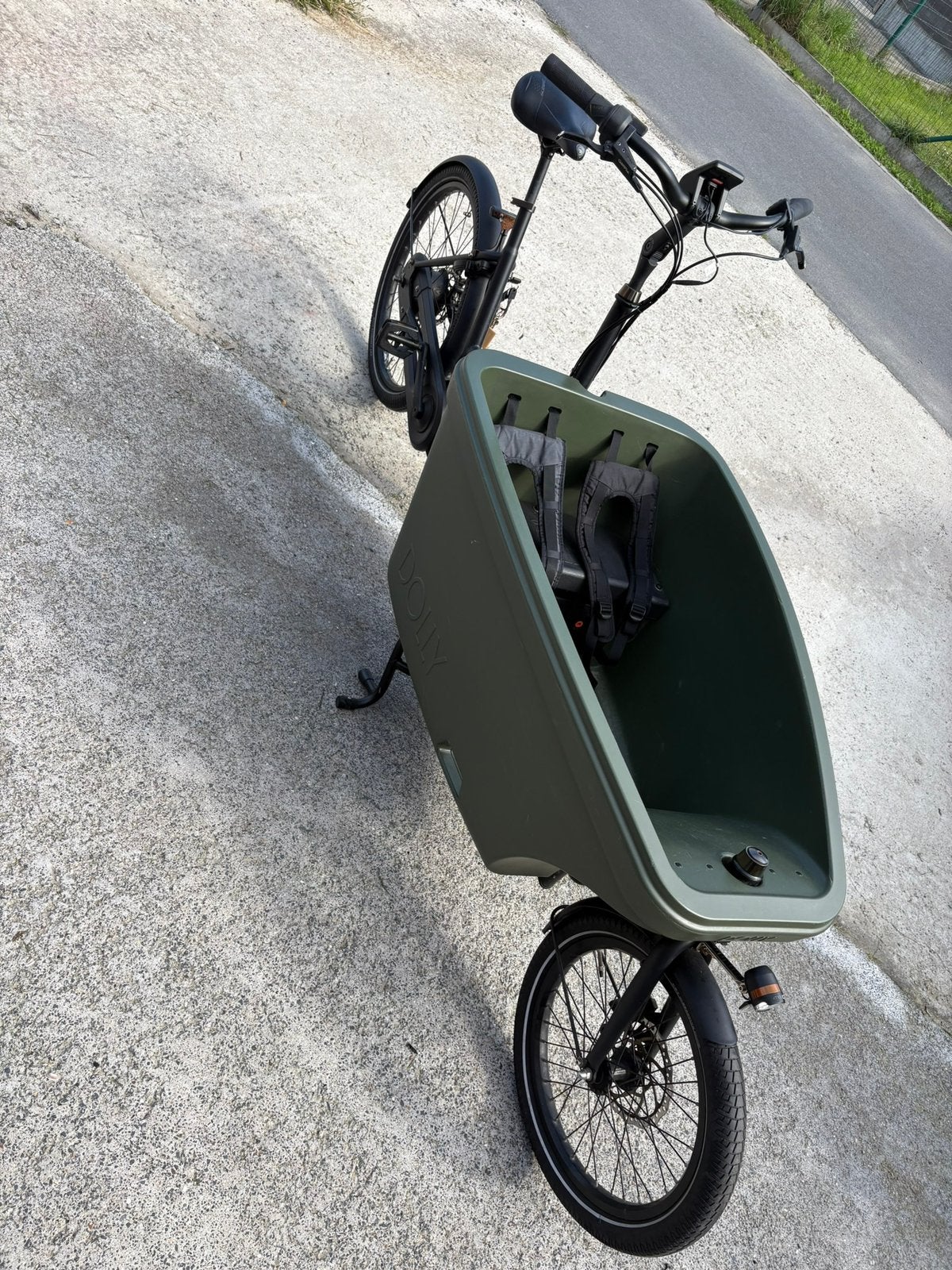 Dolly bakfiets, Fietsen en Brommers, Gebruikt, Elektrisch, 2 kinderen, Schijfrem
