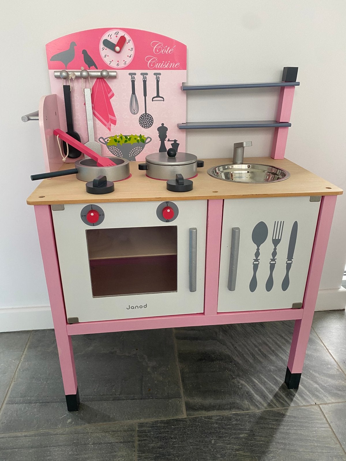 Houten speelgoed keuken, Ophalen, Zo goed als nieuw, Hout, Speelkeuken