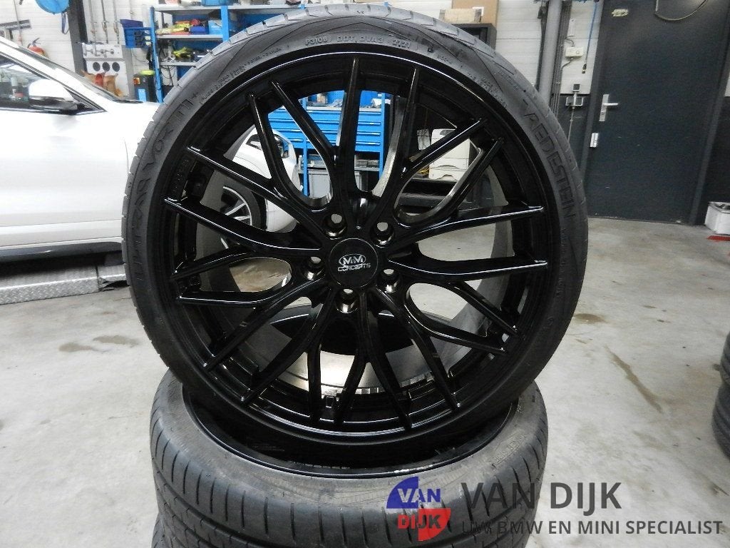 19 inch wielset MM Concepts voor Audi A3 - VW Golf met zeer, Pneus et Jantes, Véhicule de tourisme, Pneus été, -