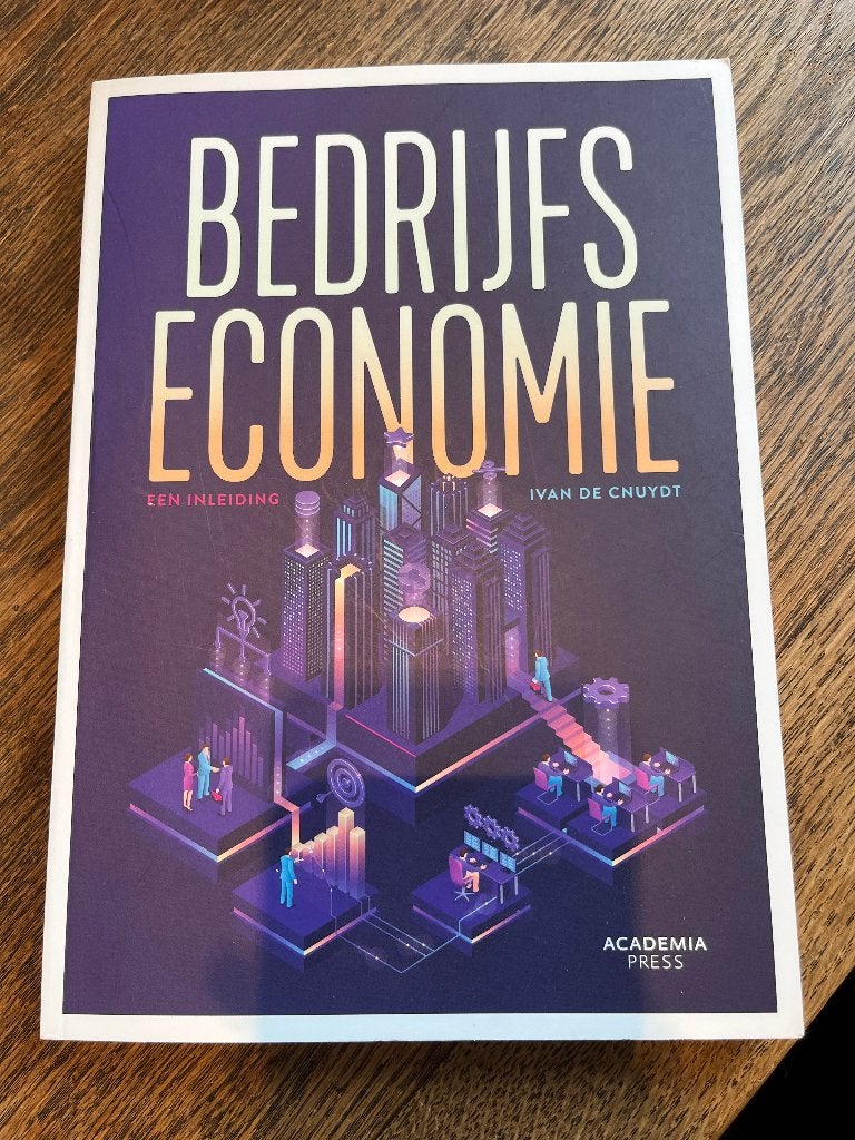 Bedrijfseconomie - een inleiding, Boeken, Ophalen, Zo goed als nieuw, Accountancy en Administratie