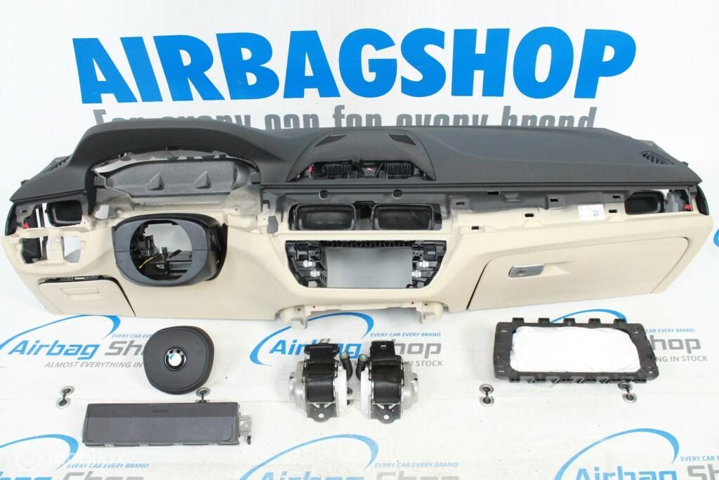 Airbag kit Tableau de bord beige BMW 5 serie G30, Enlèvement ou Envoi, Utilisé
